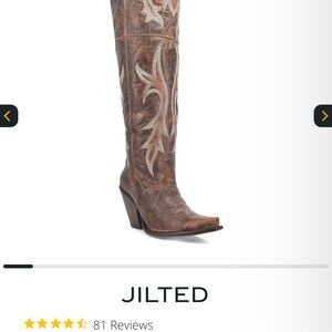 Dan Post Brown Jilted distressed Cowgirl Boot